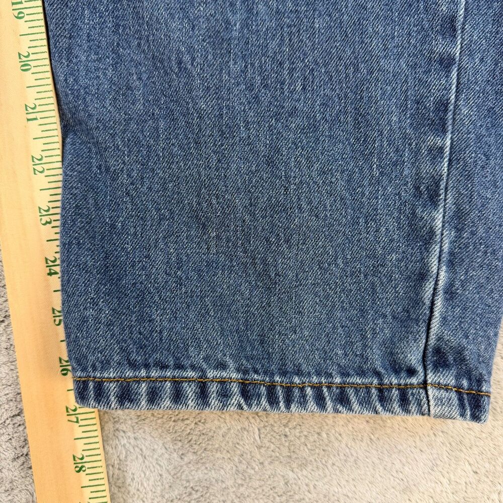 Levi’s 550 Relaxed Fit Jeans Men’s 38x30 Blue Denim Y2K Dad Jeans Straight Leg - Picture 8 of 9